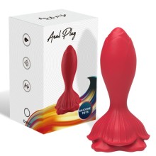 ARMONY - VIBRATEUR ROSE PLUG ANAL PETITE TÉLÉCOMMANDE ROUGE