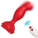 ARMONY - VIBRATEUR ROSE PLUG ANAL TÉLÉCOMMANDE ROUGE