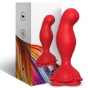 ARMONY - VIBRADOR ROSA E PLUG ANAL CONTROLE REMOTO VERMELHO