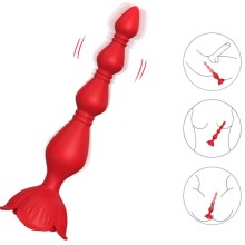 ARMONY - PINK VIBRATOR PAGODA ANAL PLUG RED