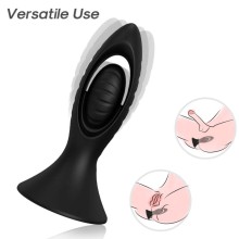 ARMONY - VIBRATEUR PLUG ANAL SILICONE NOIR