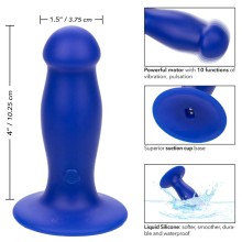 CALEXOTICS - ADMIRAL VIBRADOR ANAL PLUG PRIMEIRO IMEDIATO AZUL