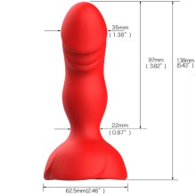 ARMONY - EXTREME A BLOOM ROSE VIBRATOR ANAL PLUG REMOTE CONTROL