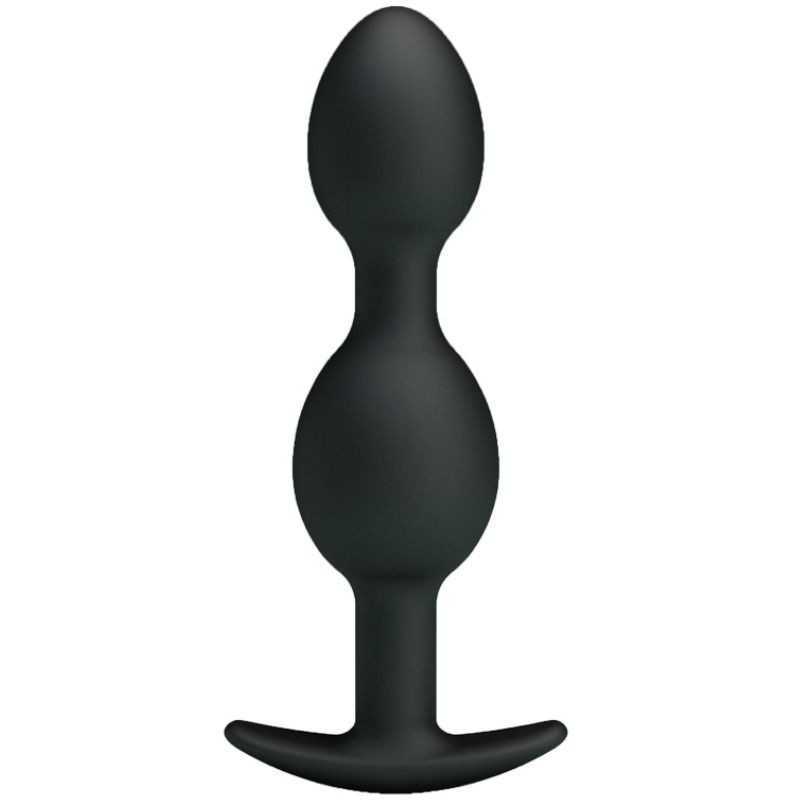 PRETTY LOVE - BALLES ANAL EN SILICONE 12.5 CM NOIRES