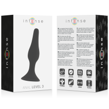 INTENSE - ANAL NÍVEL 3 12,5CM PRETO