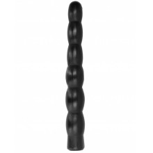 ALL BLACK - ANAL DILDO 32 CM