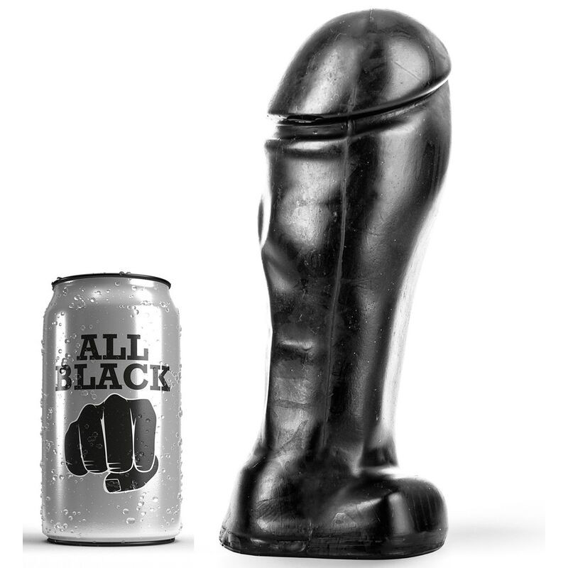 ALL BLACK - DONG 22 CM DE DEDO LARGO