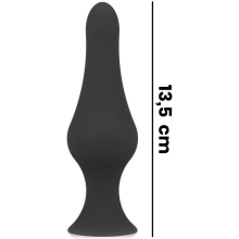 OHMAMA - SET DI TAPPI ANALI IN SILICONE NERO