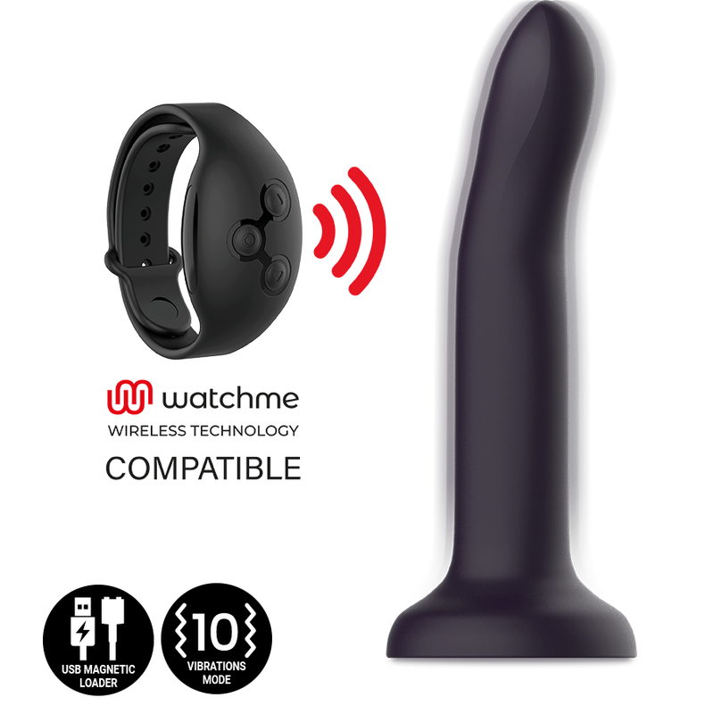 MYTHOLOGY - DUMAN MYSTIC DILDO M - VIBRATEUR COMPATIBLE AVEC LA TECHNOLOGIE SANS FIL WATCHME