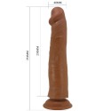 PRETTY LOVE - DILDO REALISTA SHARIFE 25 CM MARROM