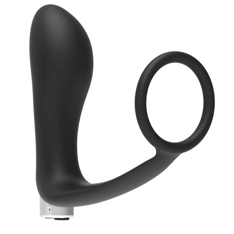 ADDICTED TOYS - PROSTATIC VIBRATOR RECHARGEABLE MODEL 1 - BLACK