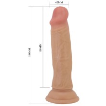 PRETTY LOVE - QUENTIN REALISTIC DILDO 18 CM FLESH