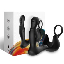 ARMONY - VIBRATEUR SURROUND ANAL STIMULATEUR TESTICULOS ANNEAU TÉLÉCOMMANDE NOIR