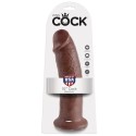 KING COCK - 10 GODEUE MARRON 25.4 CM