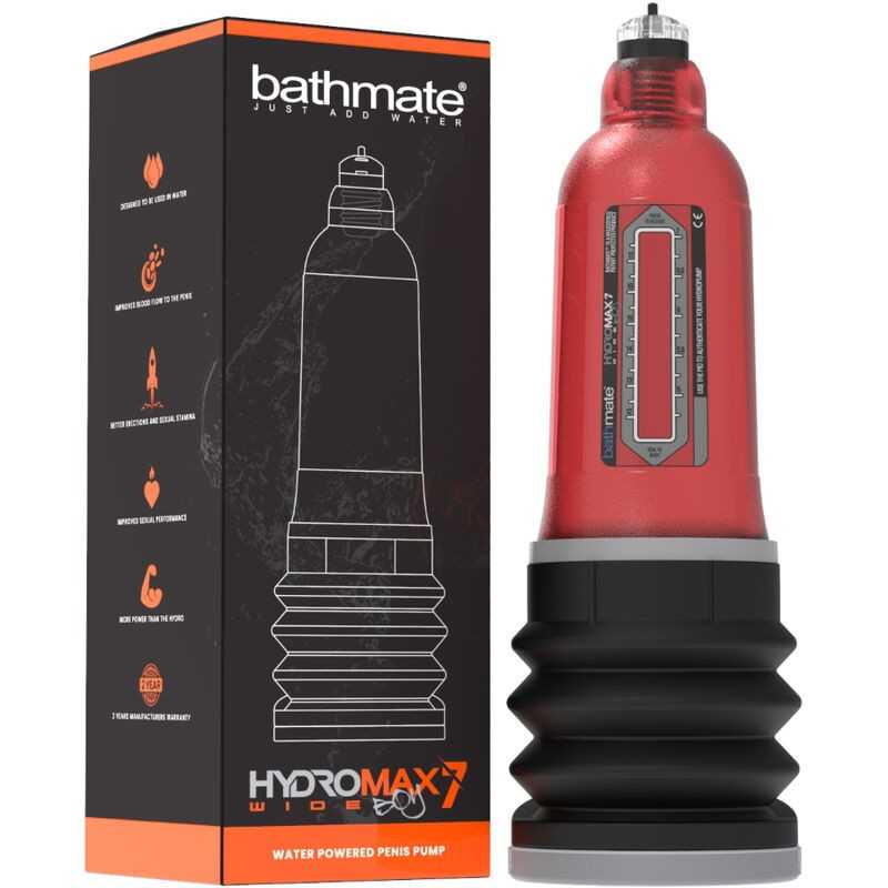 BATHMATE - HYDROMAX 7 WIDE BOY X30 ROSSO