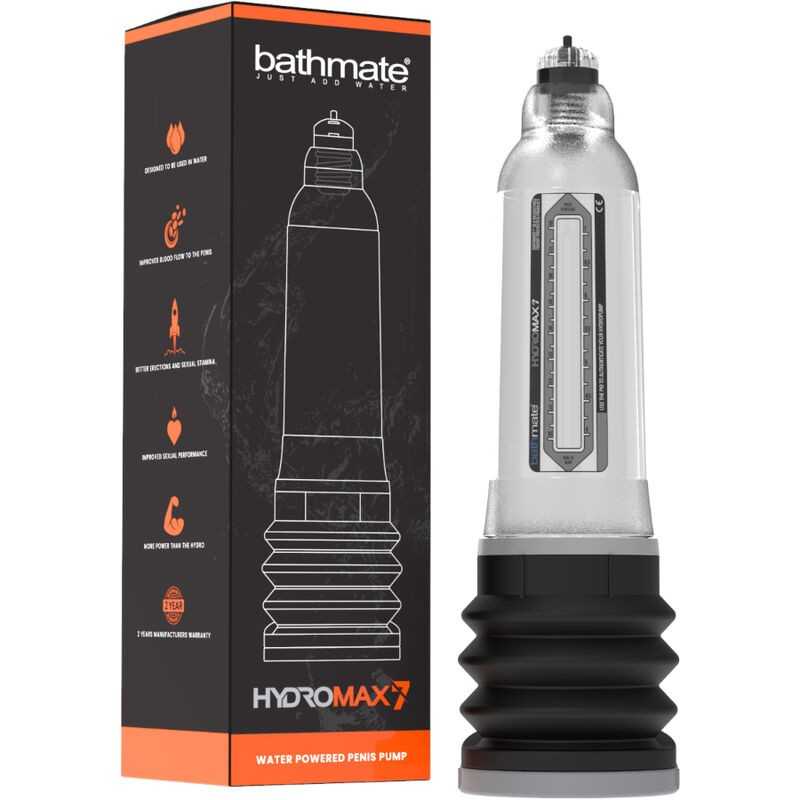 BATHMATE - HYDROMAX 7 TRANSPARENT PENIS INCREASE PUMP