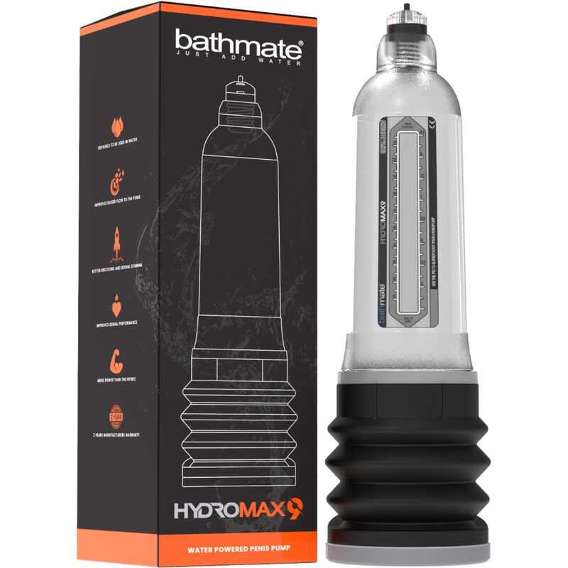 BATHMATE - HYDROMAX 9 POMPE DAUGMENTATION DE PÉNIS TRANSPARENTE