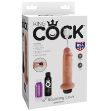 KING COCK - 15.24 CM SPRITZENDER HAHN