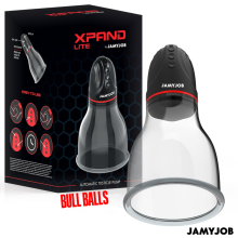 JAMYJOB - XPAND LITE POMPE À TESTICULES AUTOMATIQUE 3 NIVEAUX D'ONDES STIMULANTES GRIS