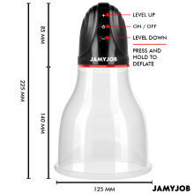 JAMYJOB - POMPE TESTIQUE AUTOMATIQUE XPAND LITE 3 NIVEAUX D'ASPIRATION GRIS