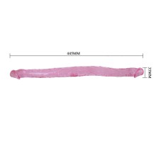 BAILE - PINK DOUBLE DONG 44.5 CM