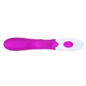 PRETTY LOVE - FLIRTATION ALVIS VIBRATOR WITH CLITORIS STIMULATOR