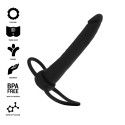 MYTHOLOGY - DILDO ANAL COBI ONYX COM ANEL DE GALO E TESTÍCULO