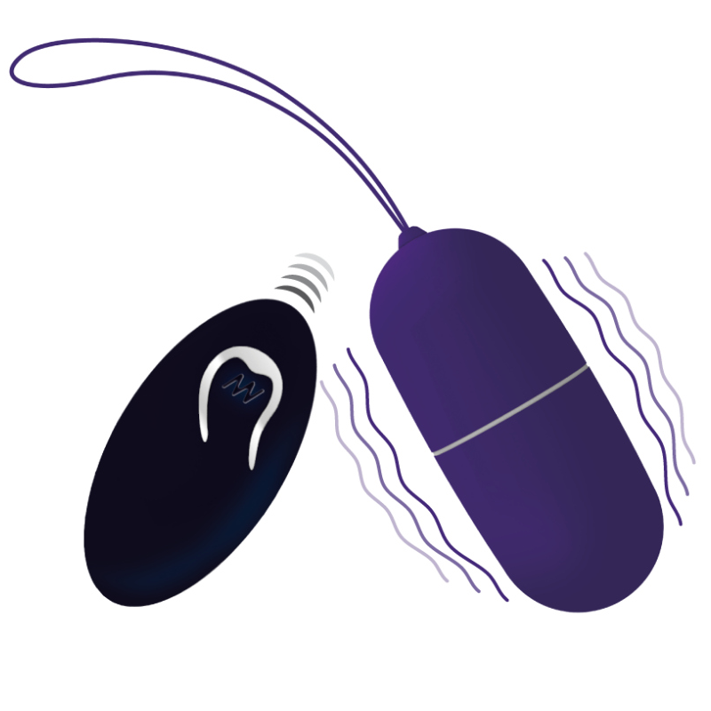 INTENSE - FLIPPY I VIBRATING EGG WITH REMOTE CONTROL PURPLE