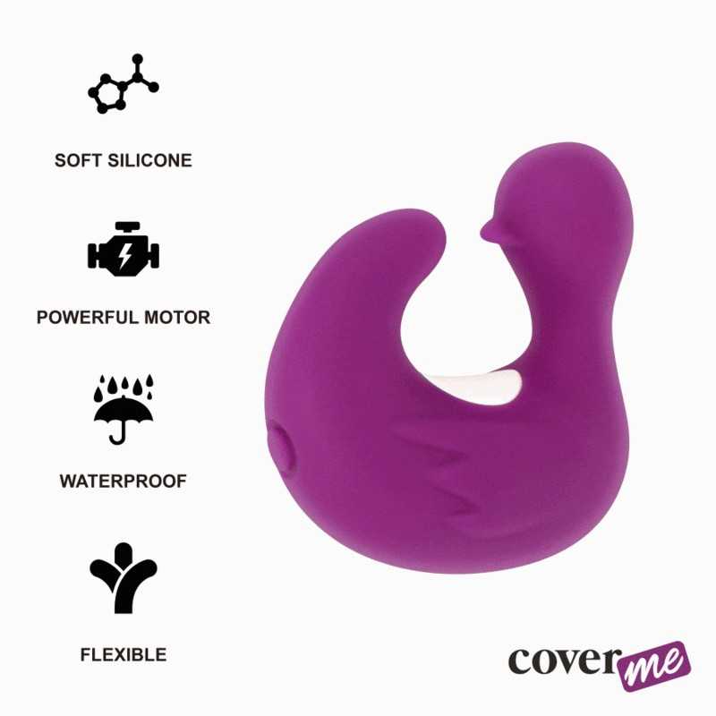 COVERME - DEDAL DE PATO ESTIMULANTE DE SILICONE RECARREGÁVEL