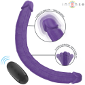 INTENSE - GUNTER DILDO DOUBLE VIBRATOR 40 CM PURPLE REMOTE