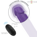 INTENSE - GUNTER DILDO DOPPIO VIBRATORE 40 CM VIOLA TELECOMANDO