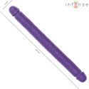 INTENSE - GUNTER DILDO DOPPIO VIBRATORE 40 CM VIOLA TELECOMANDO