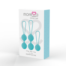 MORESSA - CONJUNTO OSIAN SILICONE PREMIUM TURQUESA