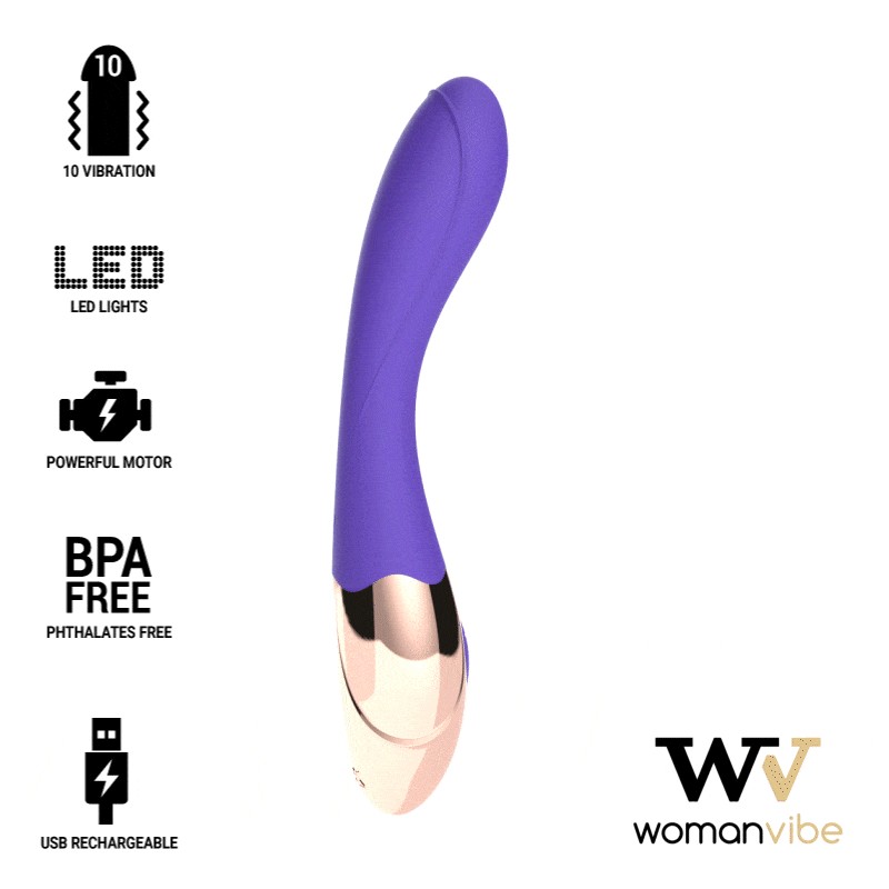 WOMANVIBE - VIBRATEUR RECHARGEABLE EN SILICONE SUNNY