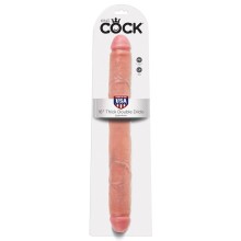 KING COCK - DICKES DOPPELDILDO FLEISCH 40.6 CM