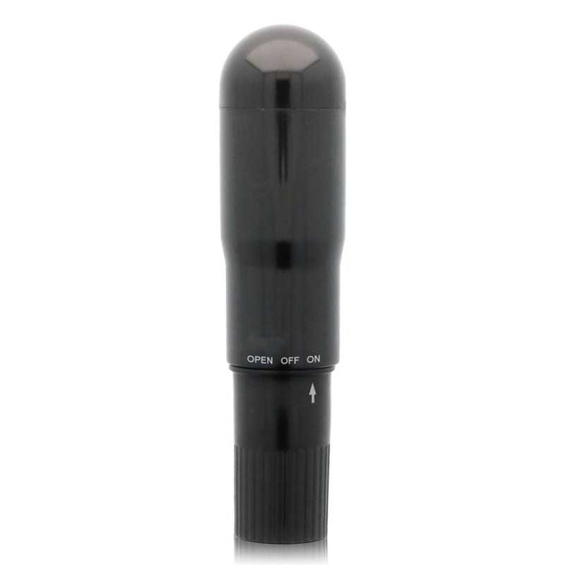 GLOSSY - POCKET VIBRATOR BLACK