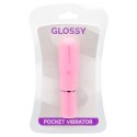 GLOSSY - POCKET VIBRATOR DEEP ROSE