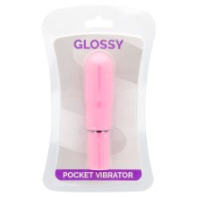 GLOSSY - POCKET VIBRATOR DEEP ROSE