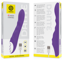 GALATEA - VIBRADOR DANTE LILAC COMPATÍVEL COM A TECNOLOGIA