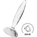 SATISFYER - PLUG ANAL DE CRISTAL ESPUMANTE