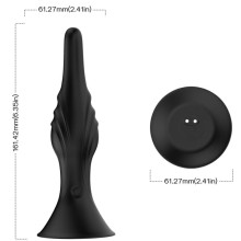 ARMONY - VIBRATOR  ANALPLUG FERNBEDIENUNG SCHWARZ