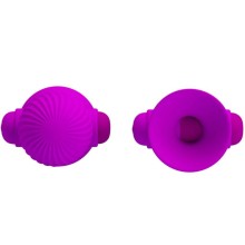 PRETTY LOVE - STIMULATEURS DE NIPPLE 12 MODES VIBRATION LILAS