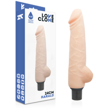 LOVECLONE - VIBRATEUR AUTOLUBRIFIANT HARALD 24 CM -O- 4 CM