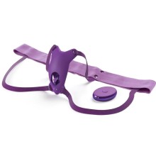 FANTASY FOR HER - HARNAIS PAPILLON VIBRANT, RECHARGEABLE TÉLÉCOMMANDE VIOLET