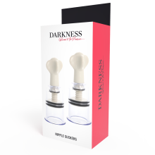 DARKNESS - ONDES STIMULANTES POUR TÉTONS TRANSPARENTS 3,1 CM DE DIAMÈTRE