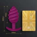 G-VIBE - GPLUG TWIST 2 PLUG ANAL ROXO