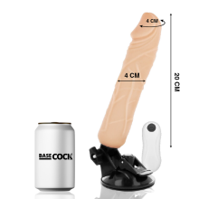 BASECOCK - REALISTISCHER NATÜRLICHER FERNBEDIENUNGSVIBRATOR 20