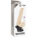 BASECOCK - VIBRATEUR ARTICULABLE TÉLÉCOMMANDE NATUREL 21 CM