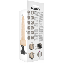 BASECOCK - ARTIKULIERBARER VIBRATOR NATÜRLICH MIT