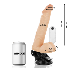 BASECOCK - ARTIKULIERBARER VIBRATOR NATÜRLICH FERNBEDIENUNG 20